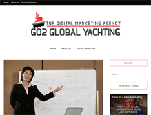 Tablet Screenshot of go2globalyachting.com